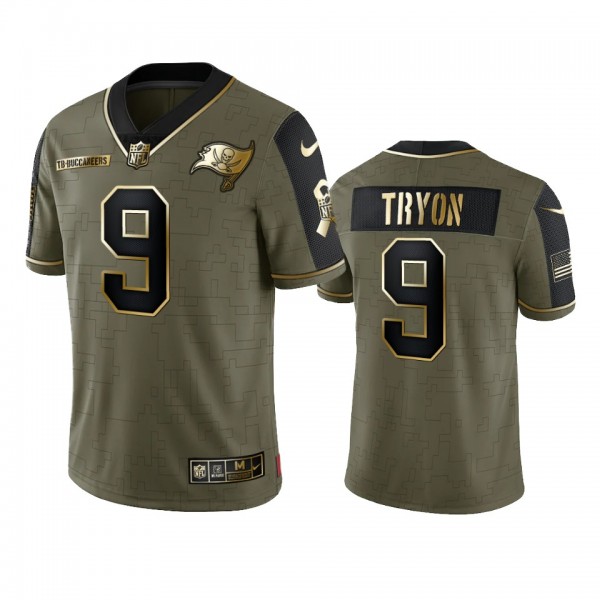 Tampa Bay Buccaneers Joe Tryon Olive Gold 2021 Sal...