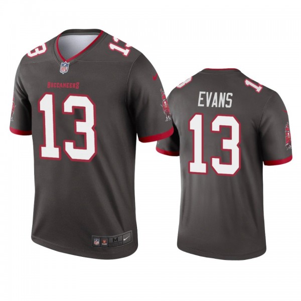 Tampa Bay Buccaneers Mike Evans Pewter Legend Jersey