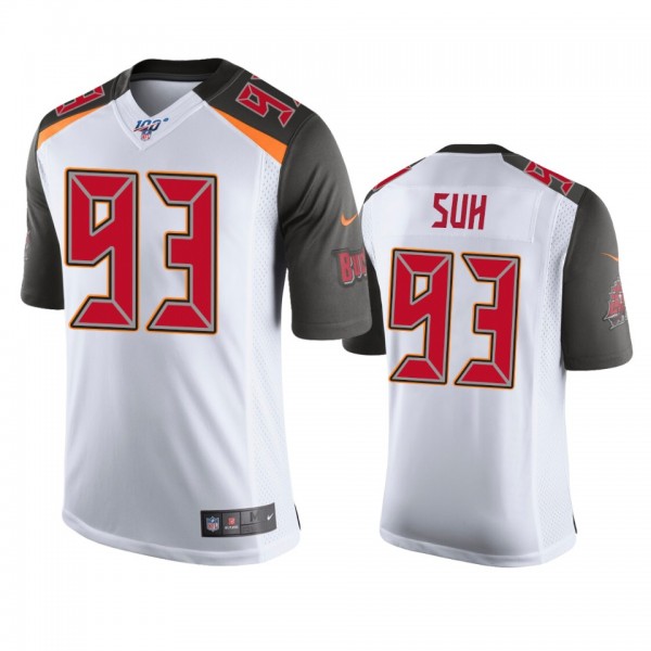 Tampa Bay Buccaneers Ndamukong Suh White 100th Sea...