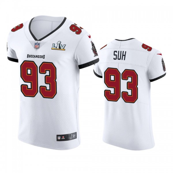 Ndamukong Suh Buccaneers White Super Bowl LV Vapor...