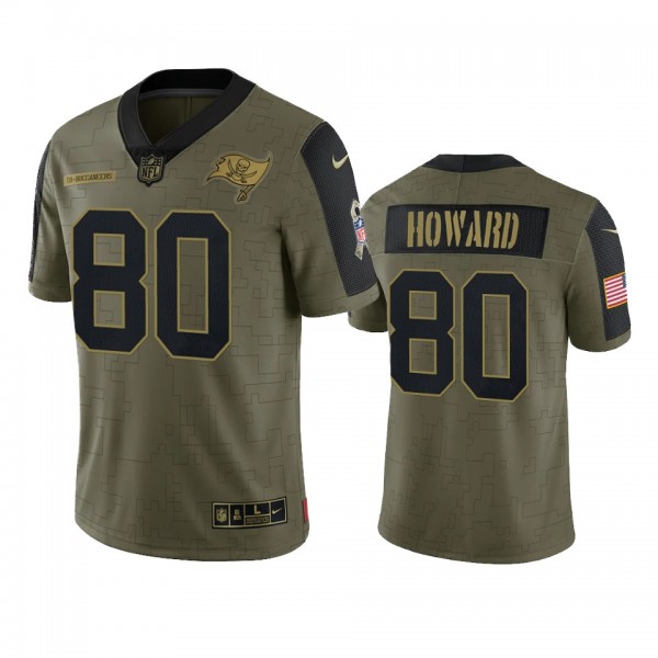 Tampa Bay Buccaneers O.J. Howard Olive 2021 Salute...