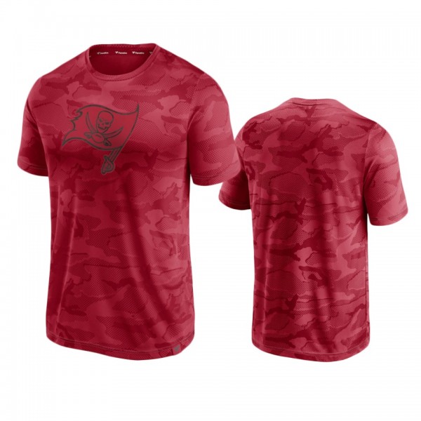 Tampa Bay Buccaneers Red Camo Jacquard T-Shirt
