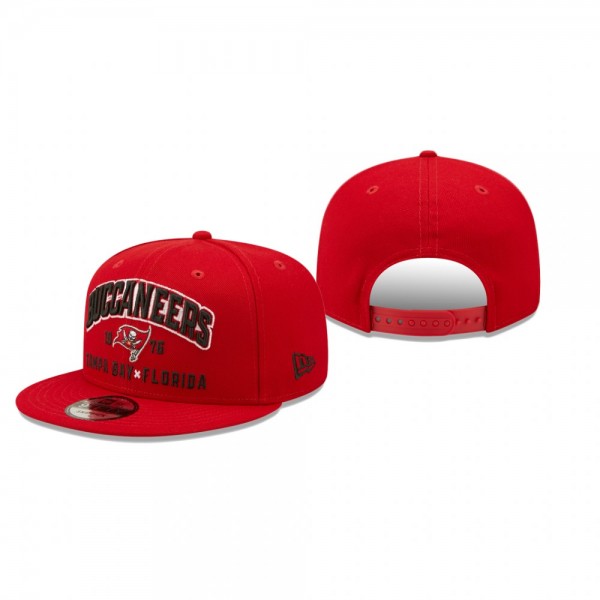 Tampa Bay Buccaneers Red Stacked 9FIFTY Snapback H...