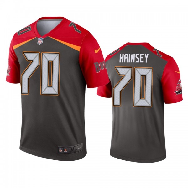 Tampa Bay Buccaneers Robert Hainsey Pewter Inverte...