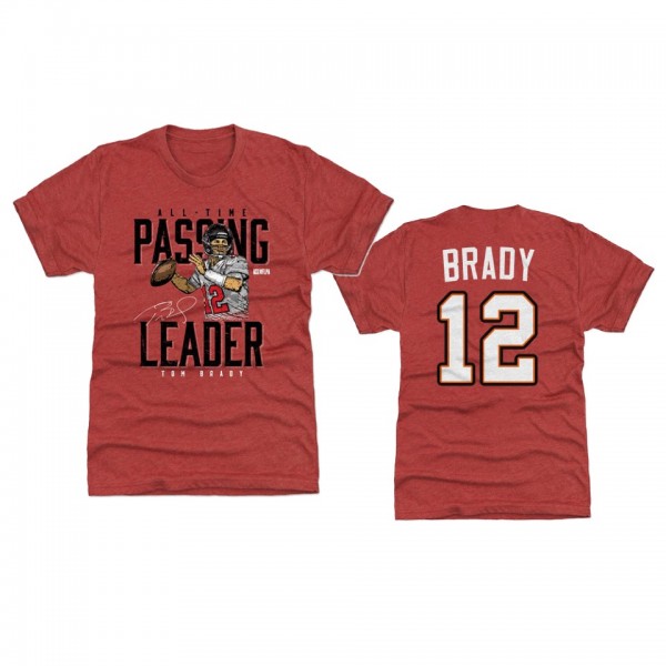 Men's Tampa Bay Buccaneers Tom Brady Red All-Time ...