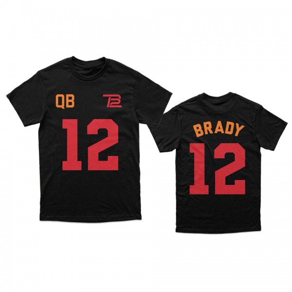 Men's Tampa Bay Buccaneers Tom Brady Black Return ...