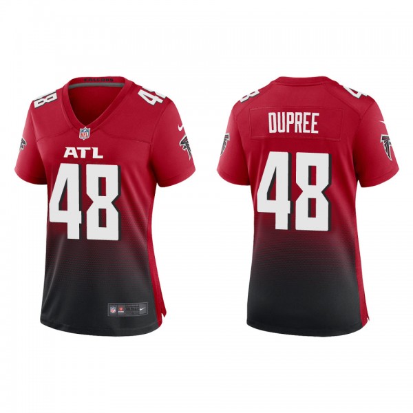 Women's Atlanta Falcons Bud Dupree Red Alternate G...