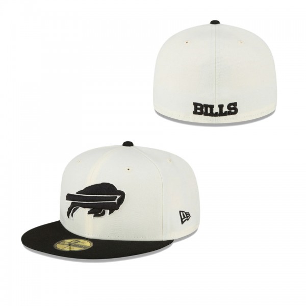 Men's Buffalo Bills Cream Black Chrome Collection ...