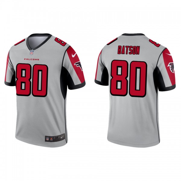 Men's Atlanta Falcons Cameron Batson Silver Invert...