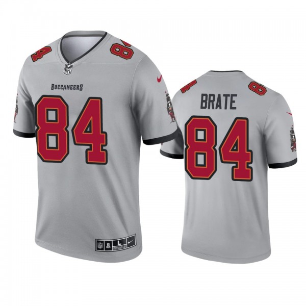 Tampa Bay Buccaneers Cameron Brate Gray 2021 Inverted Legend Jersey