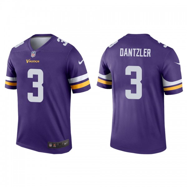 Men's Minnesota Vikings Cameron Dantzler Purple Le...