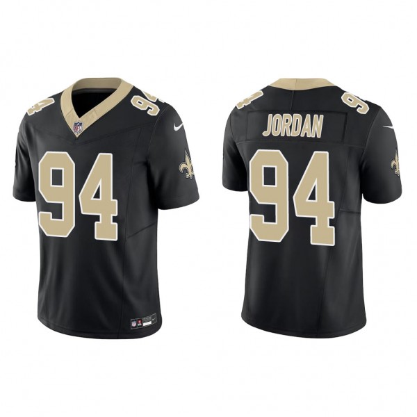 Men's New Orleans Saints Cameron Jordan Black Vapo...