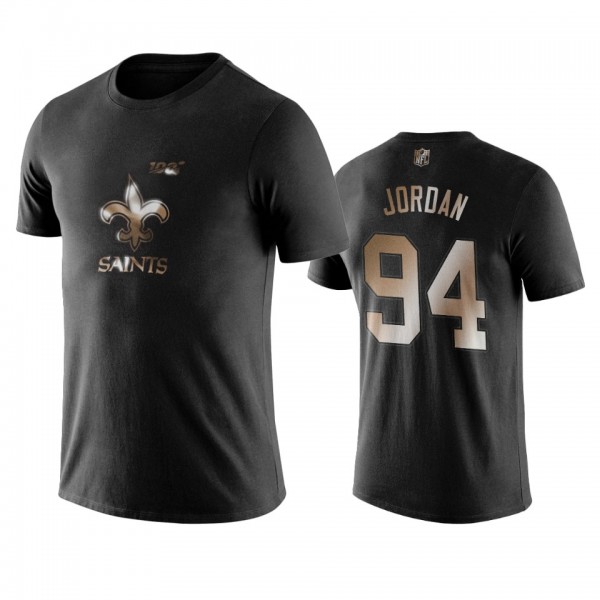 Cameron Jordan New Orleans Saints Black Golden 100...