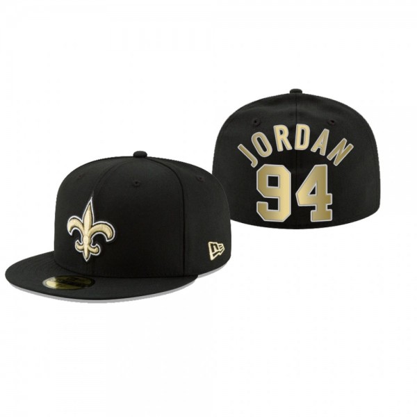 New Orleans Saints Cameron Jordan Black Omaha 59FI...