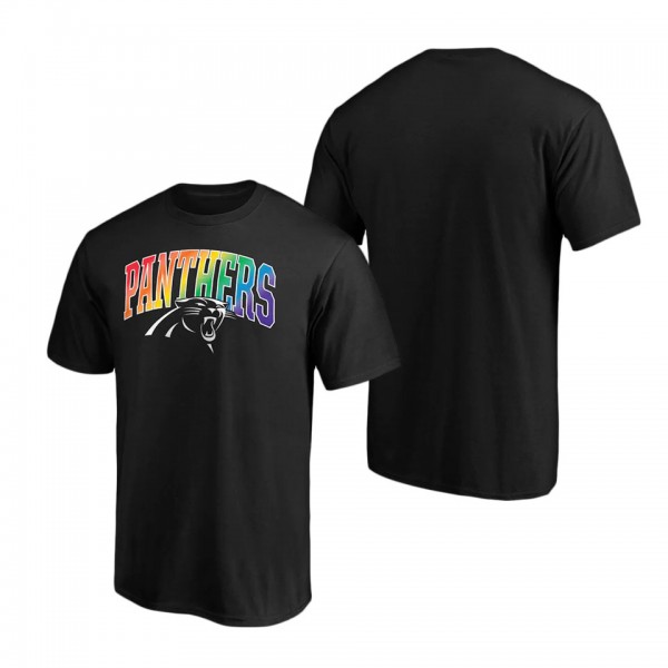 Carolina Panthers Black Pride Logo T-Shirt