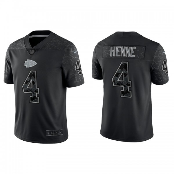 Chad Henne Kansas City Chiefs Black Reflective Lim...