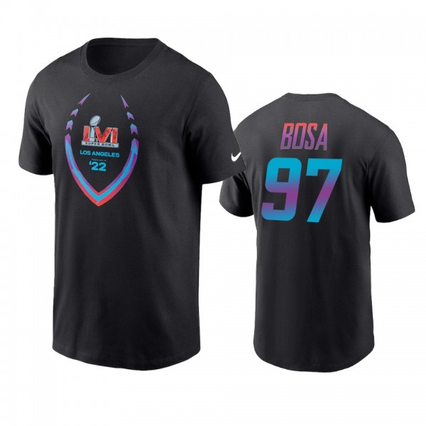 Los Angeles Chargers Joey Bosa Black Super Bowl LV...