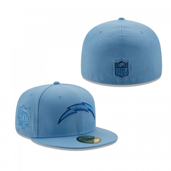 Men's Los Angeles Chargers Light Blue 50 Years The...
