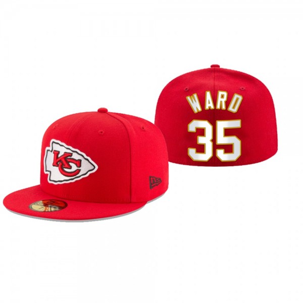 Kansas City Chiefs Charvarius Ward Red Omaha 59FIFTY Fitted Hat