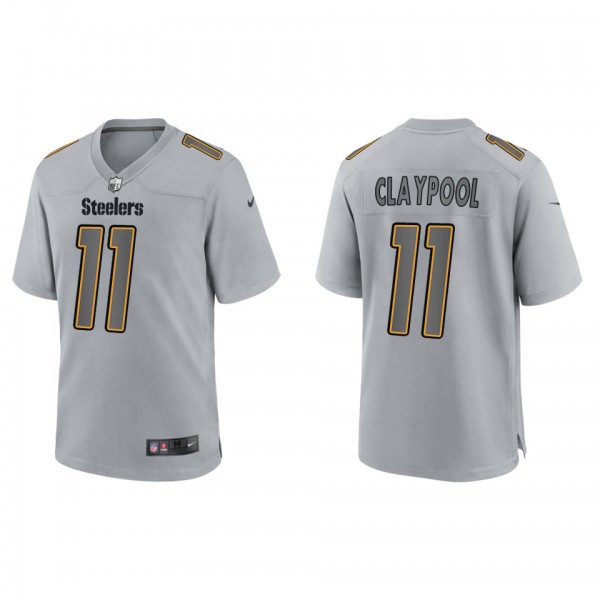 Chase Claypool Pittsburgh Steelers Gray Atmosphere Fashion Game Jersey