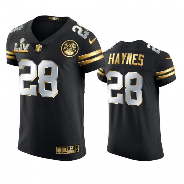 Abner Haynes Chiefs Black Super Bowl LV Golden Eli...