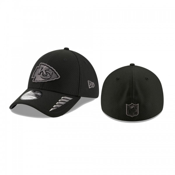 Kansas City Chiefs Black Rush 39THIRTY Flex Hat