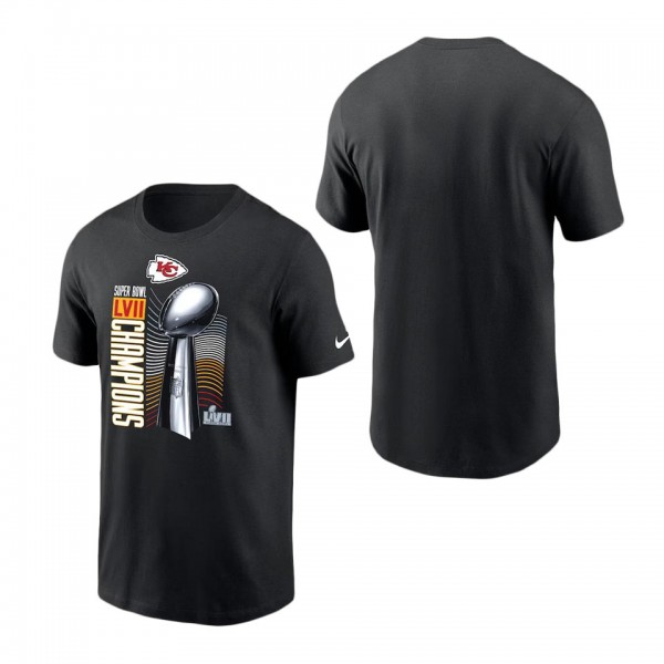 Men's Kansas City Chiefs Black Super Bowl LVII Cha...