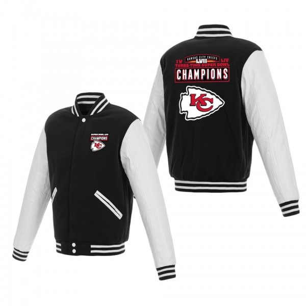 Men's Kansas City Chiefs Black Super Bowl LVII Cha...