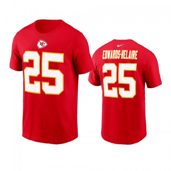 Men's Kansas City Chiefs Clyde Edwards-Helaire Red...
