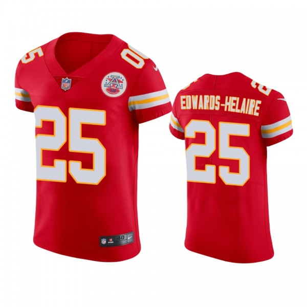 Kansas City Chiefs Clyde Edwards-Helaire Red Vapor Elite Jersey - Men's