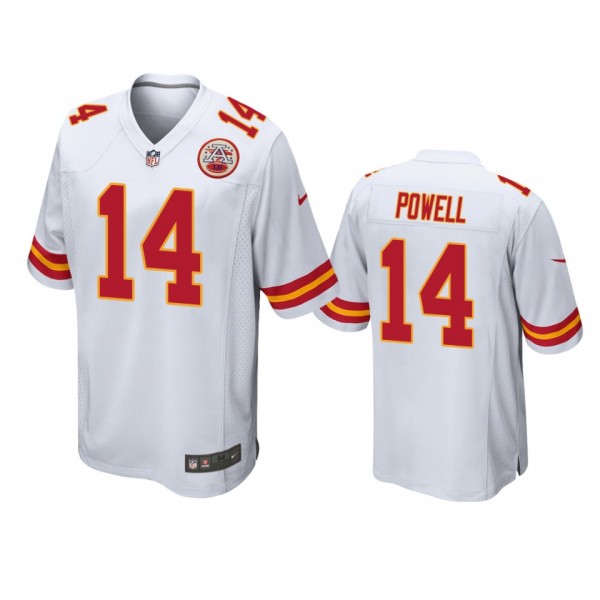 Kansas City Chiefs Cornell Powell White Game Jerse...