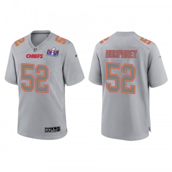 Men's Creed Humphrey Kansas City Chiefs Gray Super...