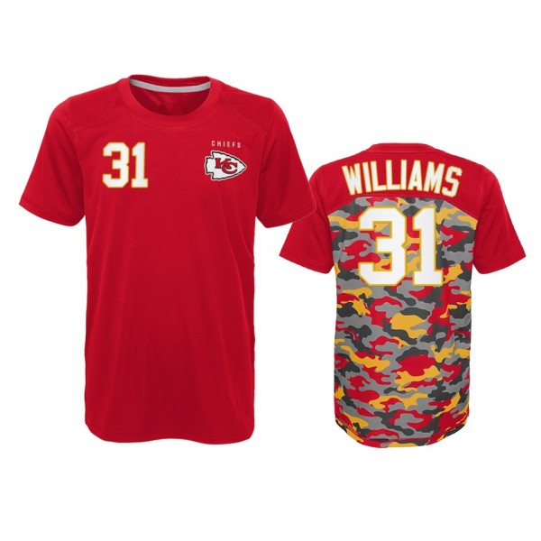 Kansas City Chiefs Darrel Williams Outerstuff Camo...