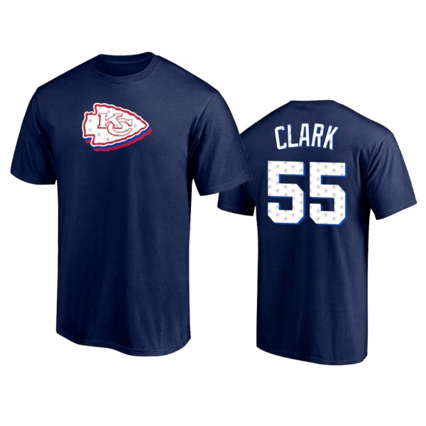 Kansas City Chiefs Frank Clark Navy 2021 Independe...