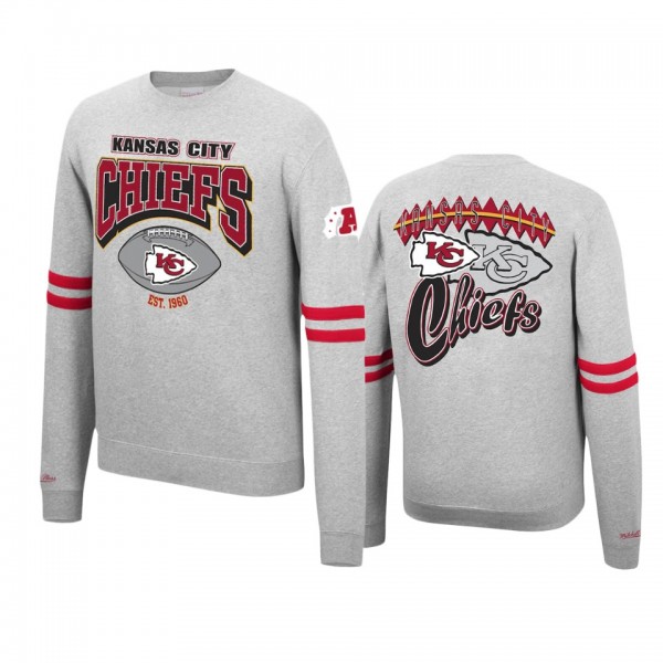 Men's Kansas City Chiefs Heathered Gray Allover Fl...