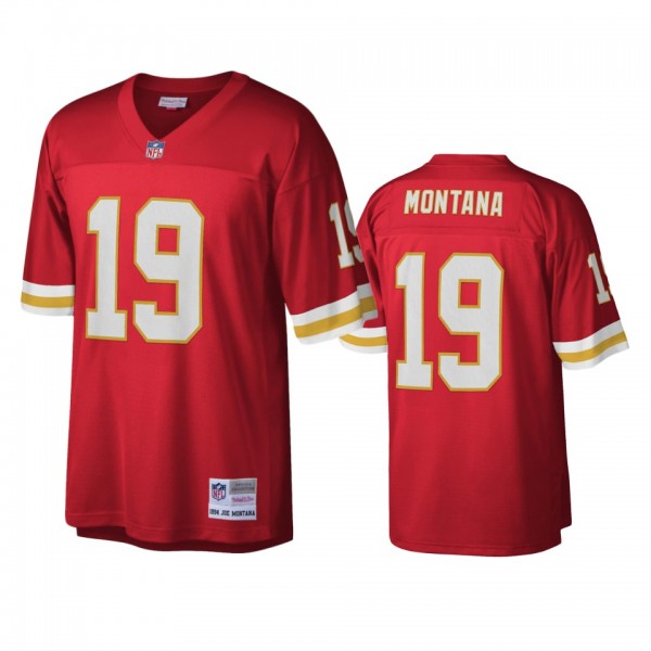 Kansas City Chiefs Joe Montana Red 1994 Legacy Replica Jersey - Men's