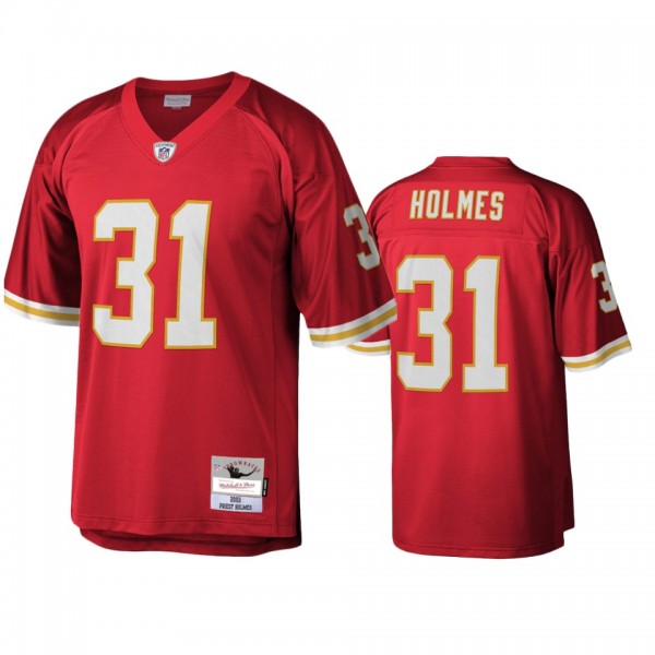 Kansas City Chiefs Priest Holmes Red 2002 Legacy Replica Jersey - Men's