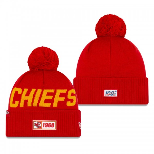 Kansas City Chiefs Red 2019 NFL Sideline Road Spor...