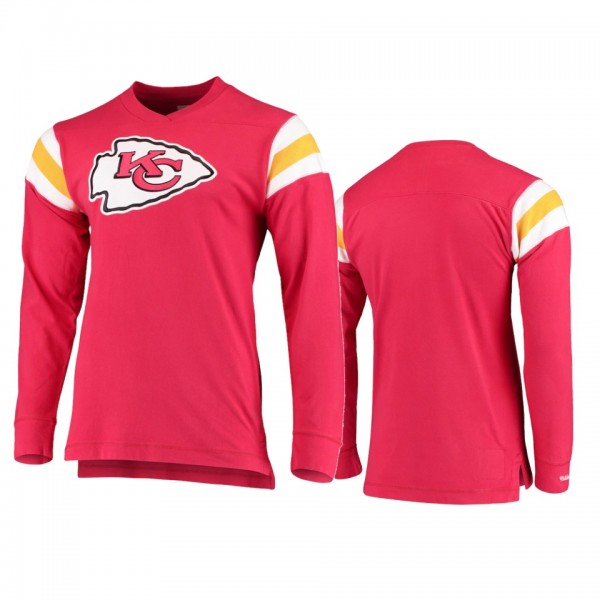 Kansas City Chiefs Mitchell & Ness Red Captain...