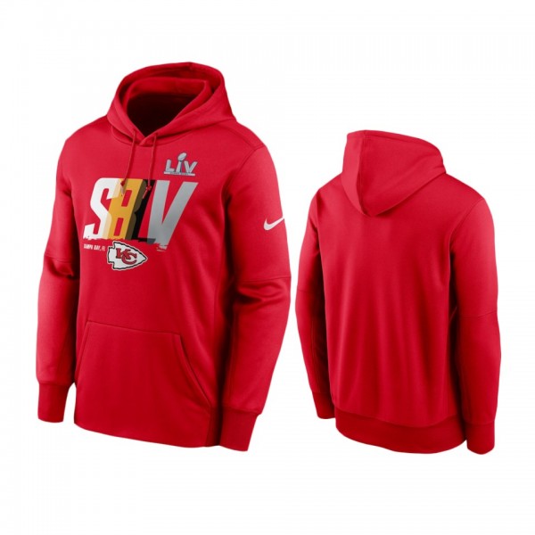 Kansas City Chiefs Red Super Bowl LV Lockup Logo P...