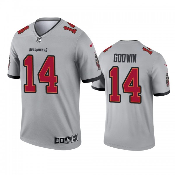 Tampa Bay Buccaneers Chris Godwin Gray 2021 Invert...