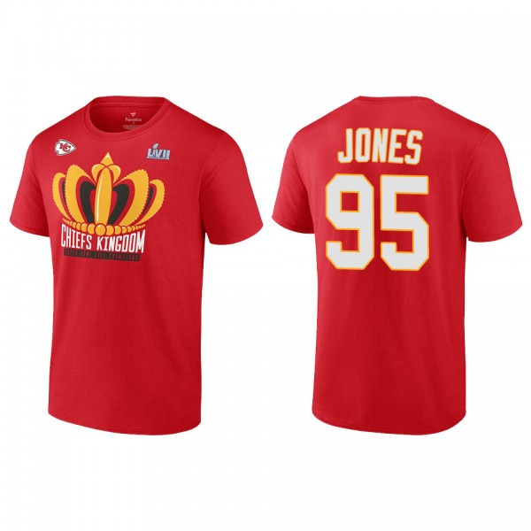 Chris Jones Kansas City Chiefs Red Super Bowl LVII...