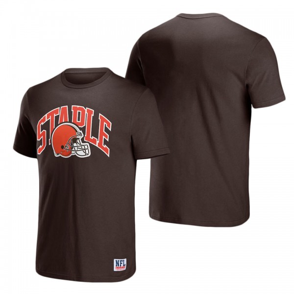 Men's Cleveland Browns NFL x Staple Brown Logo Loc...