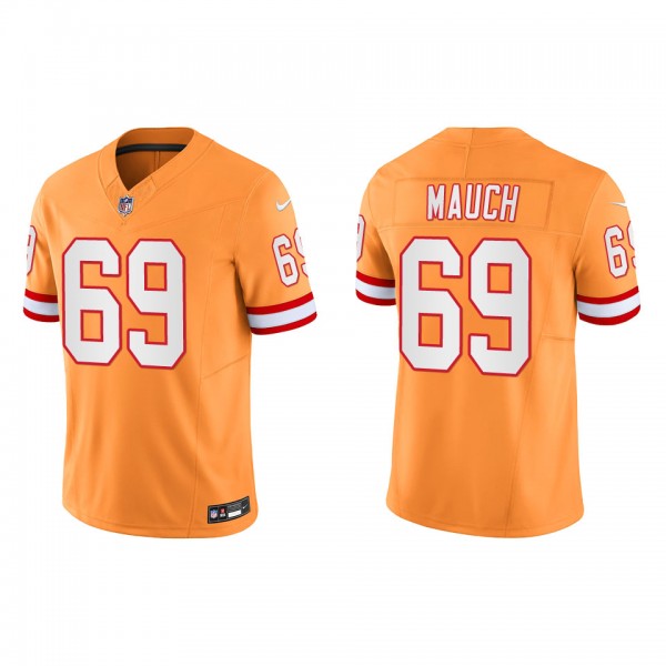 Cody Mauch Tampa Bay Buccaneers Orange Throwback V...