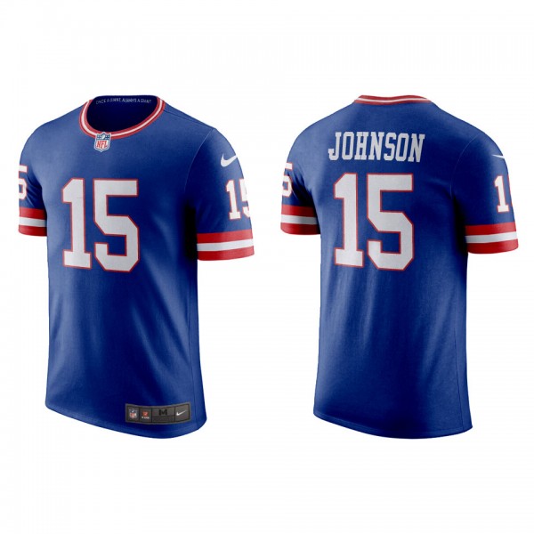 Collin Johnson Giants Royal Classic Game T-Shirt