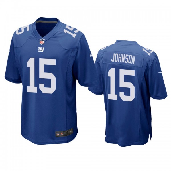 New York Giants Collin Johnson Royal Game Jersey