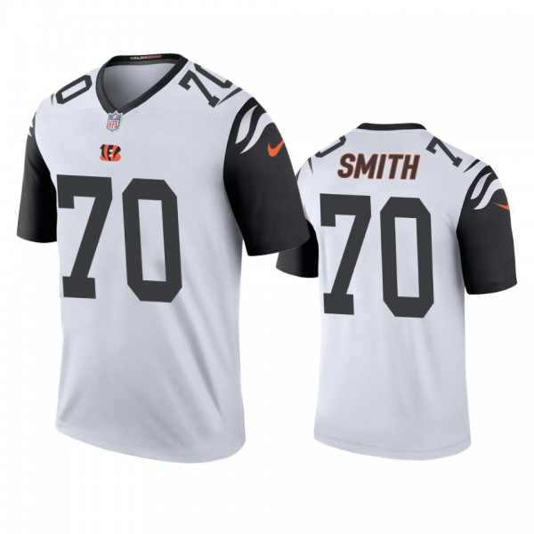 Cincinnati Bengals D'Ante Smith White Color Rush L...