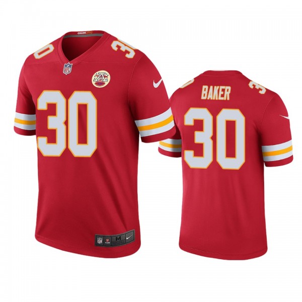 Kansas City Chiefs Deandre Baker Red Color Rush Le...