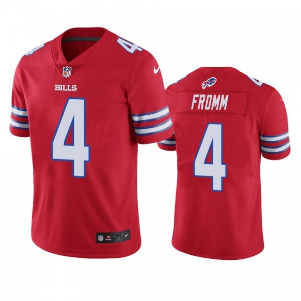 Color Rush Limited Buffalo Bills Jake Fromm Red Jersey