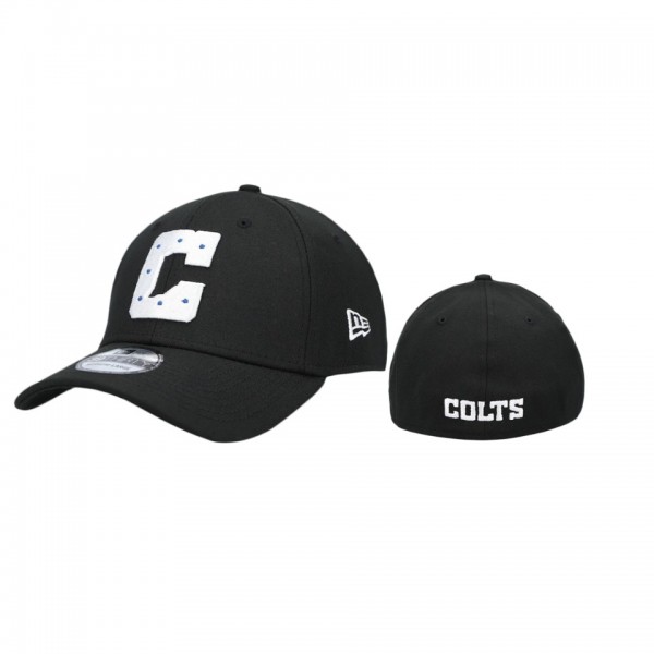 Indianapolis Colts Black Secondary Logo 39THIRTY F...
